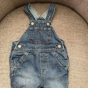 GAP Blue Denim Baby Overalls